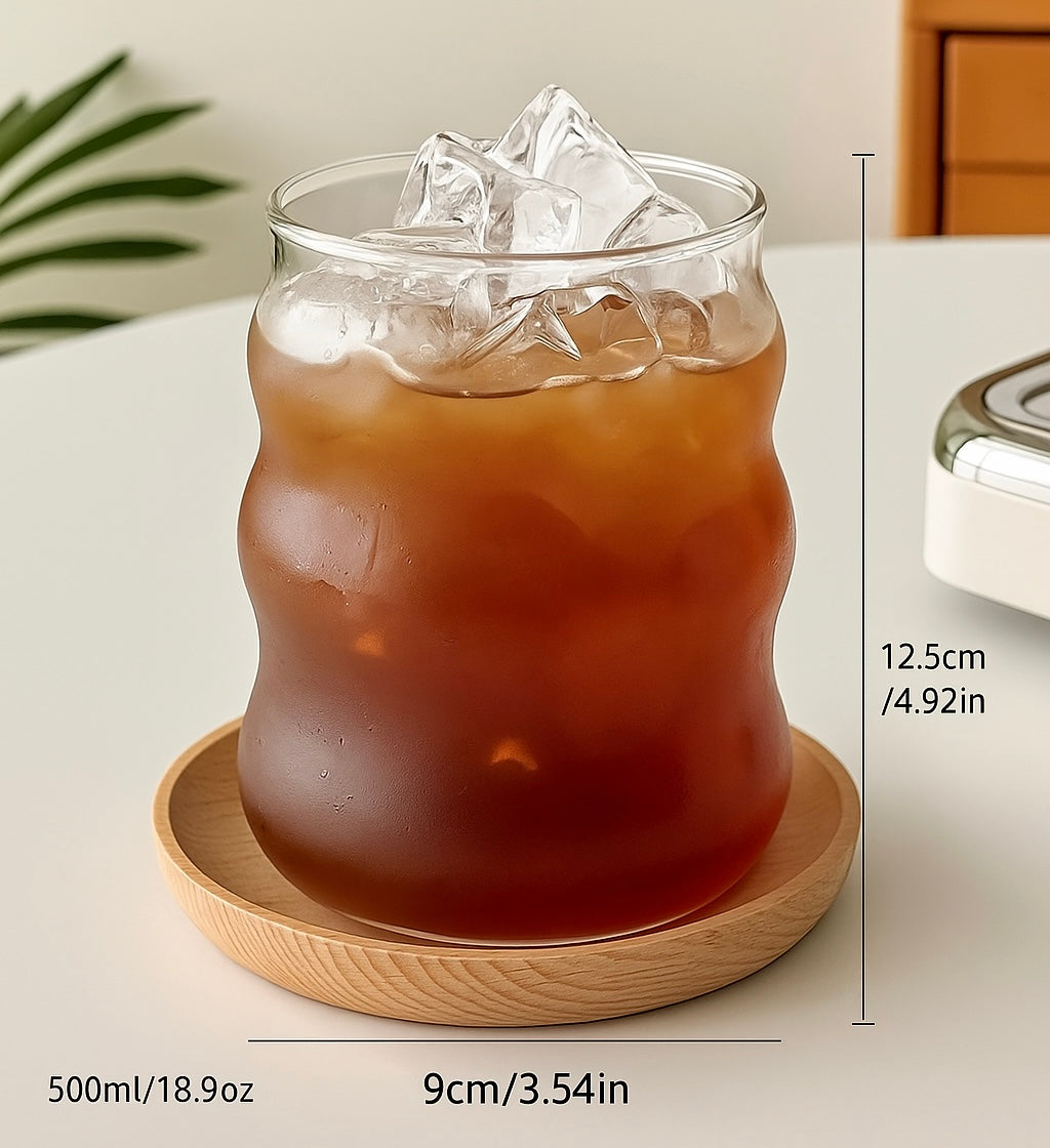 Glass Mugs – Heat-Resistant Tumbler Set for Coffee, Tea, or Juice (2/4/6 PCS)