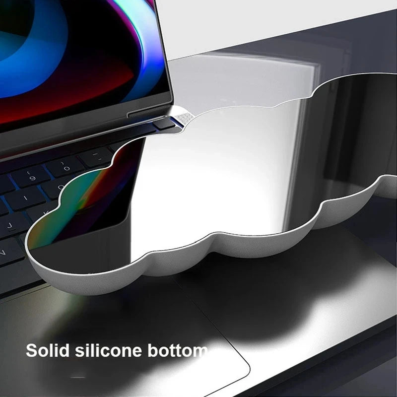Cloud-Shaped Memory Foam Wrist Rest – Ergonomic Anti-Slip Keyboard & Mouse Pad Support