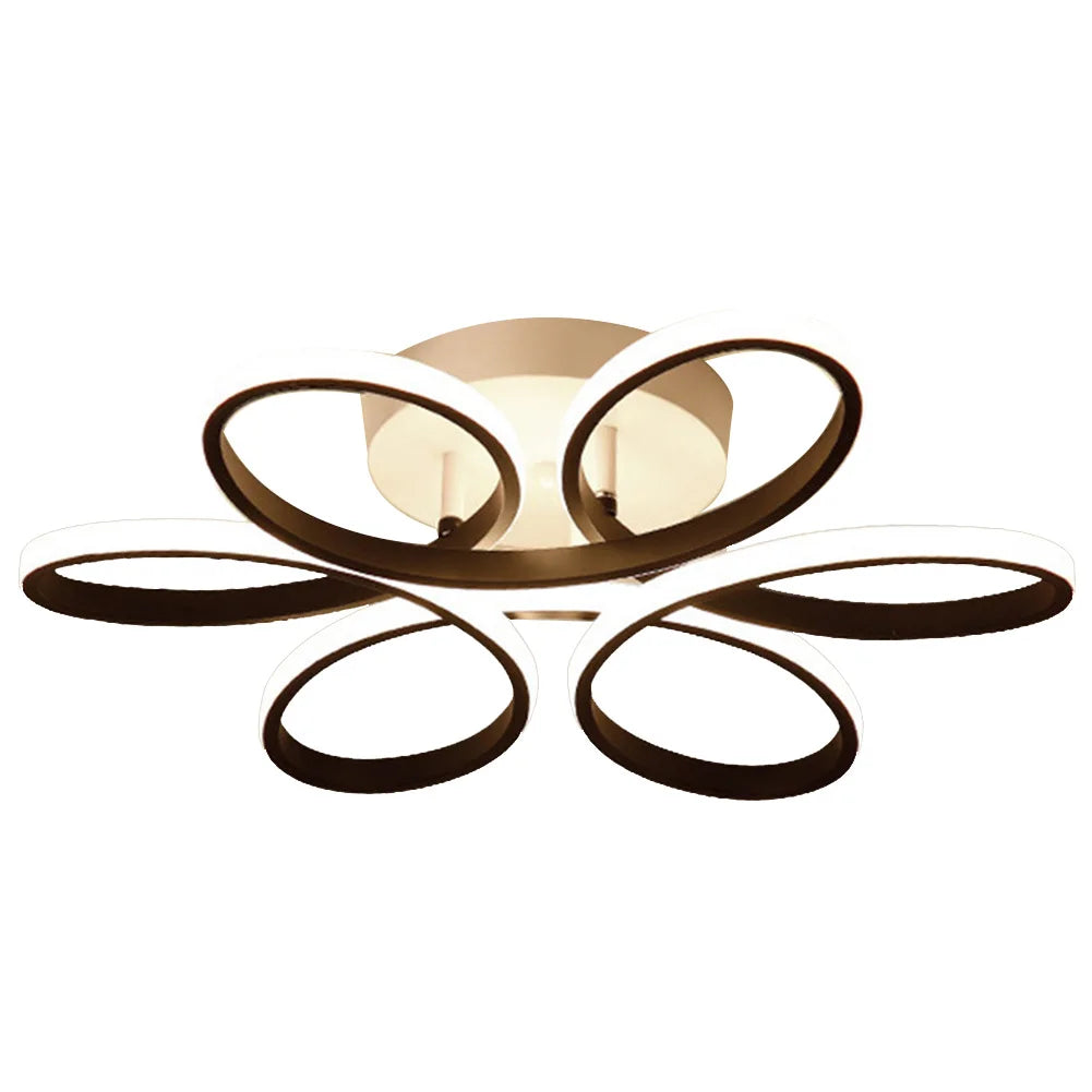 PetalGlow LED Ceiling Light β Modern Floral Design for Living Rooms & Halls