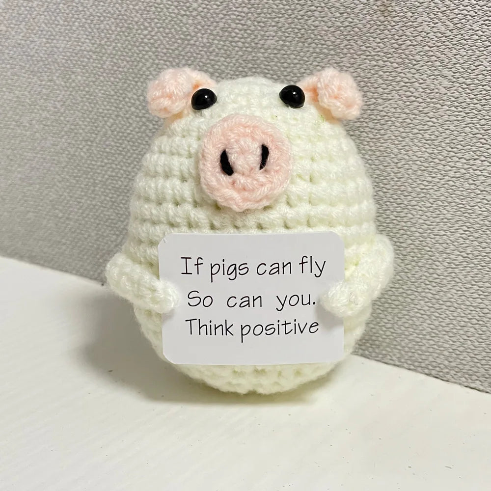 Handmade Crochet Turtle Plush – “You’re Turtle-y Awesome” Positive Support Doll Gift