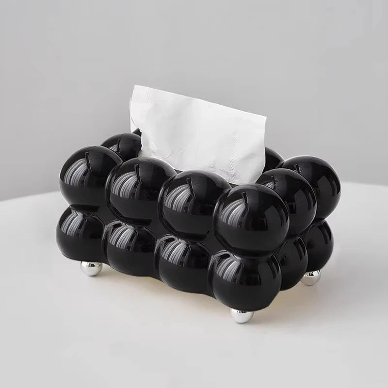Cloud Bubble Tissue Box – Modern Decorative Napkin Holder for Home