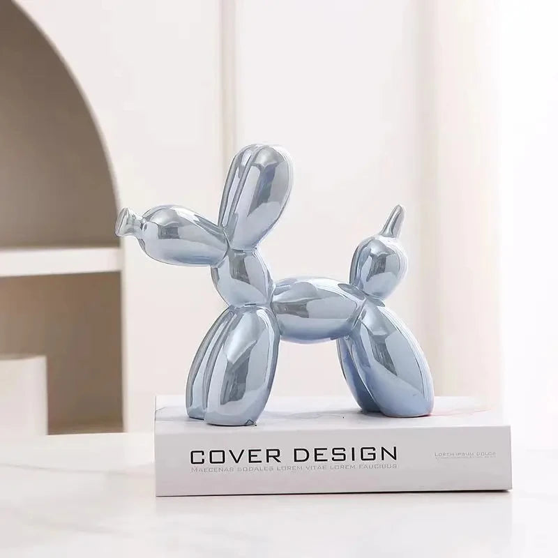 Mini Balloon Dog Sculpture β Abstract Ceramic Desk Ornament