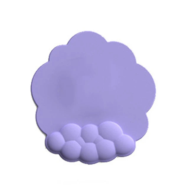 Cloud-Shaped Memory Foam Wrist Rest – Ergonomic Anti-Slip Keyboard & Mouse Pad Support