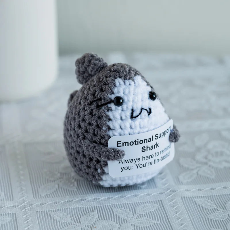 Handmade Crochet Turtle Plush – “You’re Turtle-y Awesome” Positive Support Doll Gift