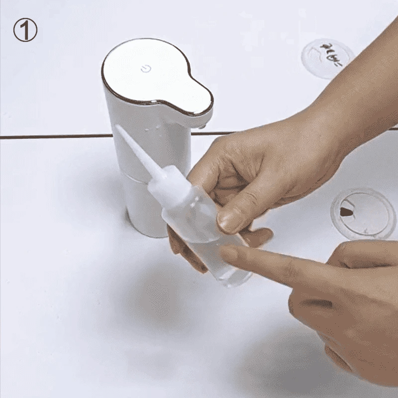 Smart Touchless Foam Soap Dispenser – 400mL, USB Rechargeable (White)