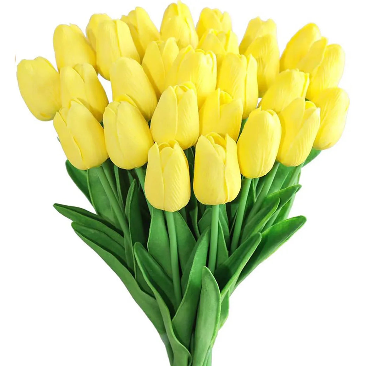 Realistic Artificial Tulip Bouquet – 10 Pcs Faux Flowers for Vase & Home Decor