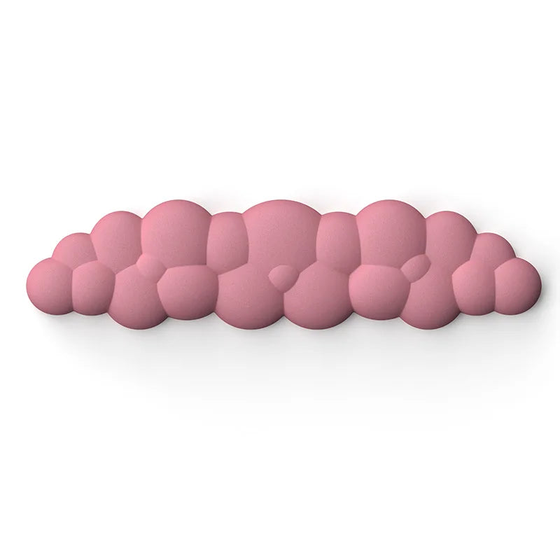 Cloud-Shaped Memory Foam Wrist Rest – Ergonomic Anti-Slip Keyboard & Mouse Pad Support