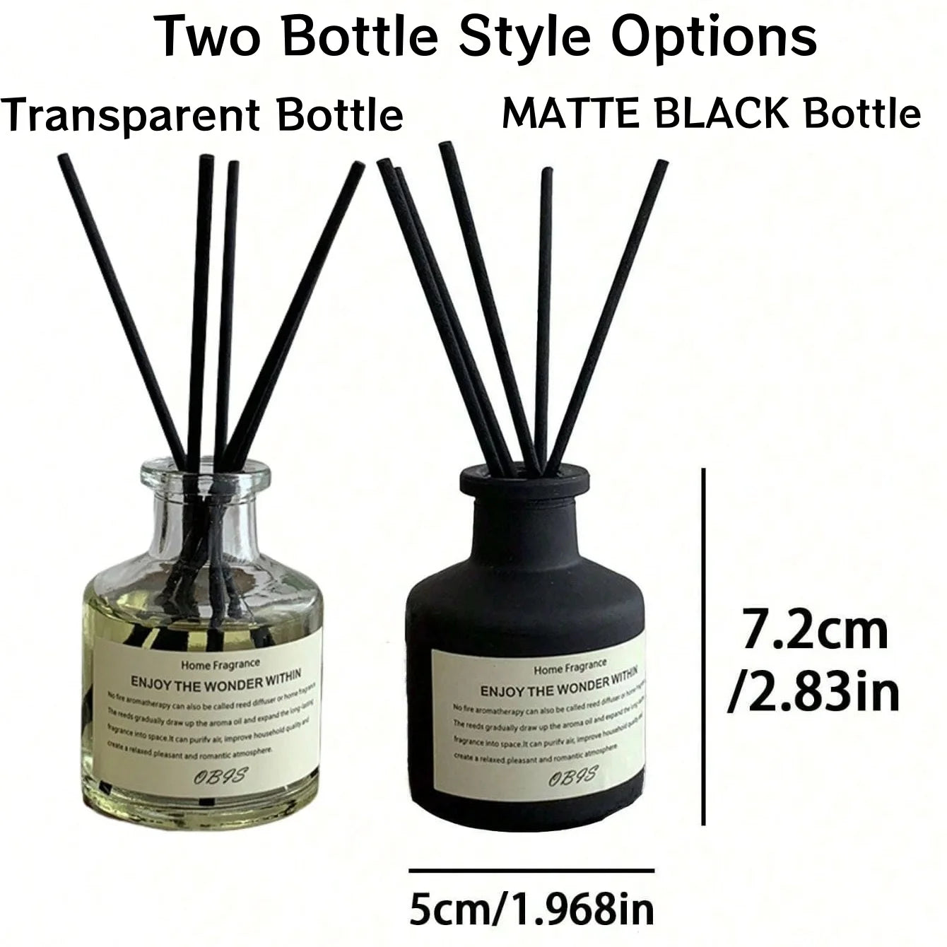 Aromatherapy Reed Diffuser – 50ml Elegant Scent Stick for Home & Room