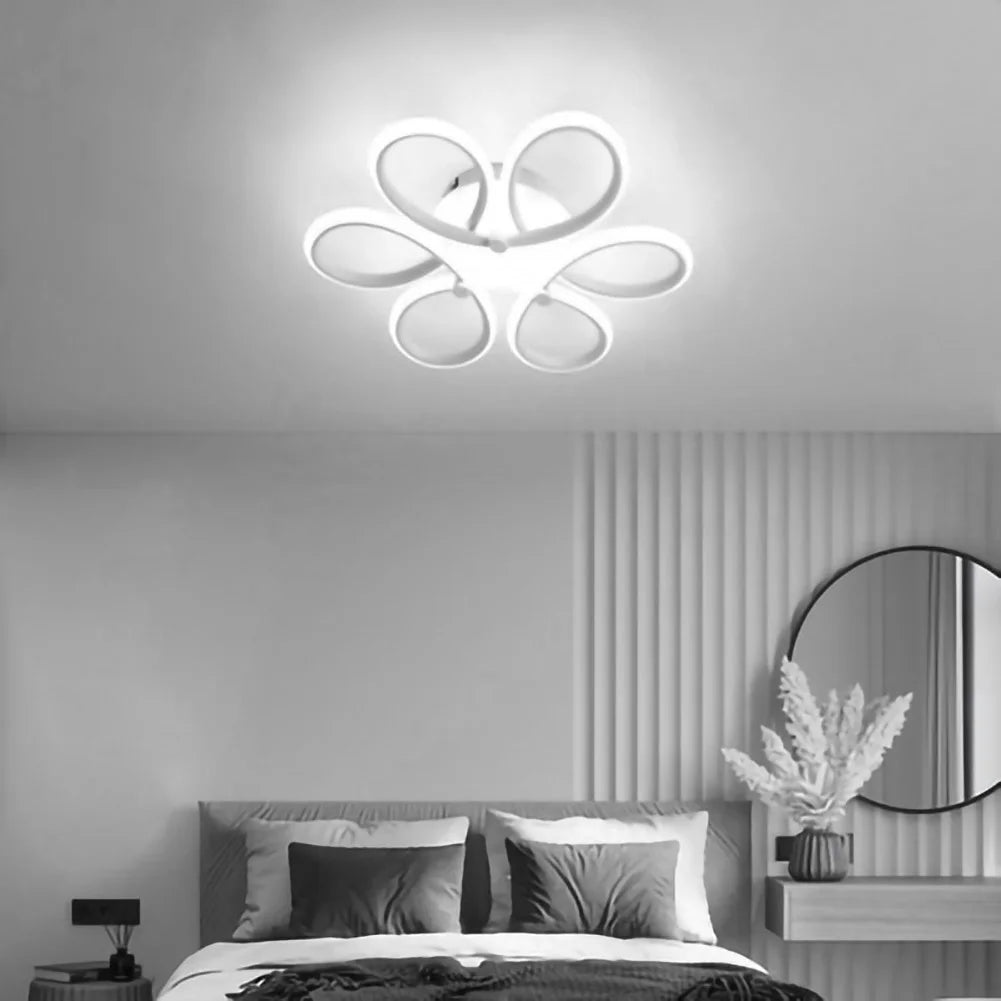PetalGlow LED Ceiling Light β Modern Floral Design for Living Rooms & Halls