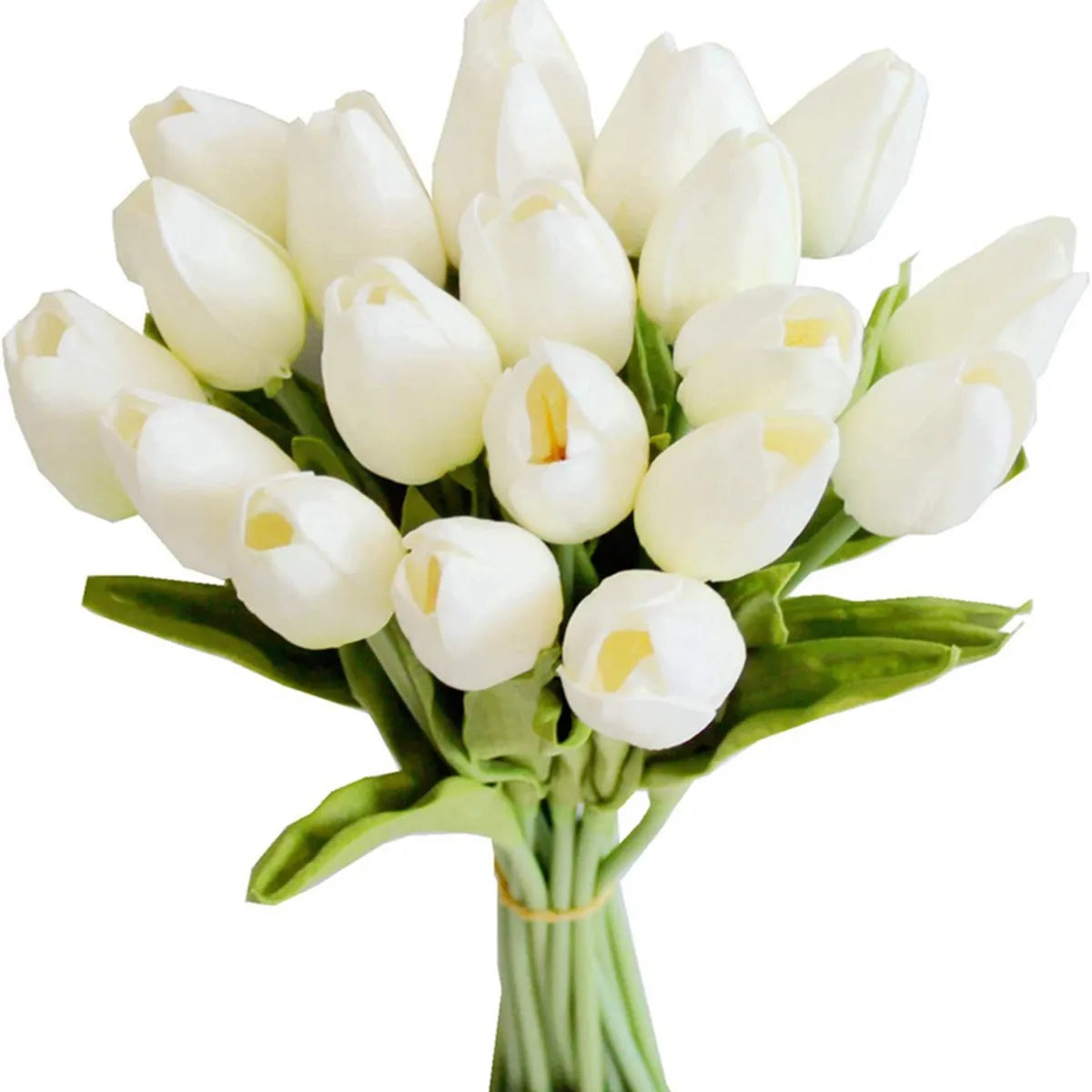 Realistic Artificial Tulip Bouquet – 10 Pcs Faux Flowers for Vase & Home Decor