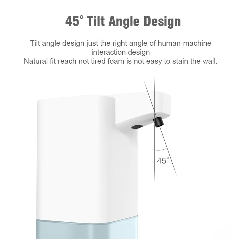 Smart Touchless Foam Soap Dispenser – 400mL, USB Rechargeable (White)