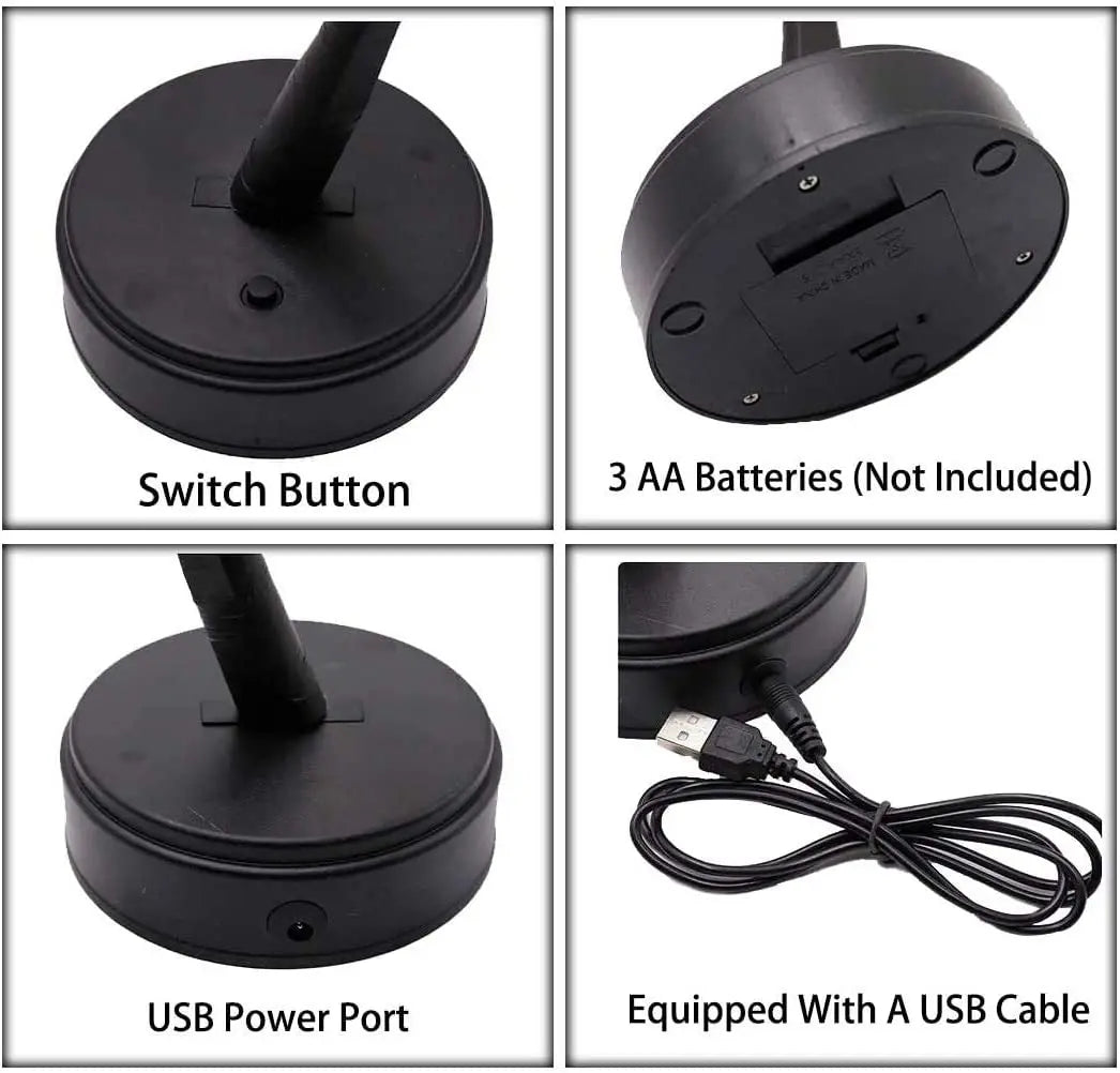 Cherry Blossom LED Bonsai Tree Lamp – Touch Switch Night Light (USB/Battery)