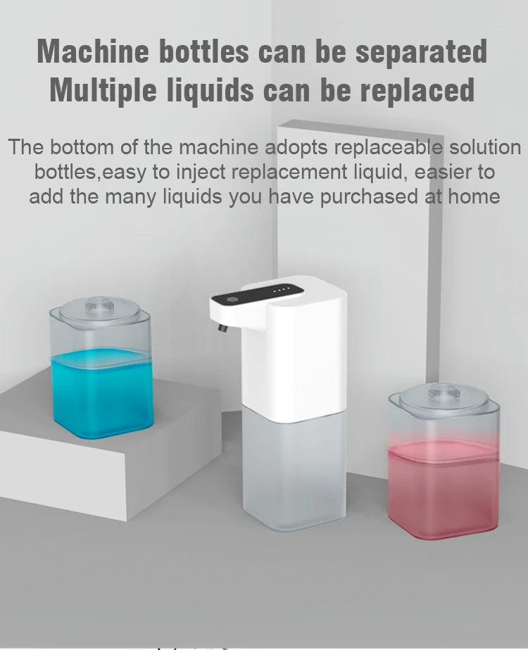 Smart Touchless Foam Soap Dispenser – 400mL, USB Rechargeable (White)