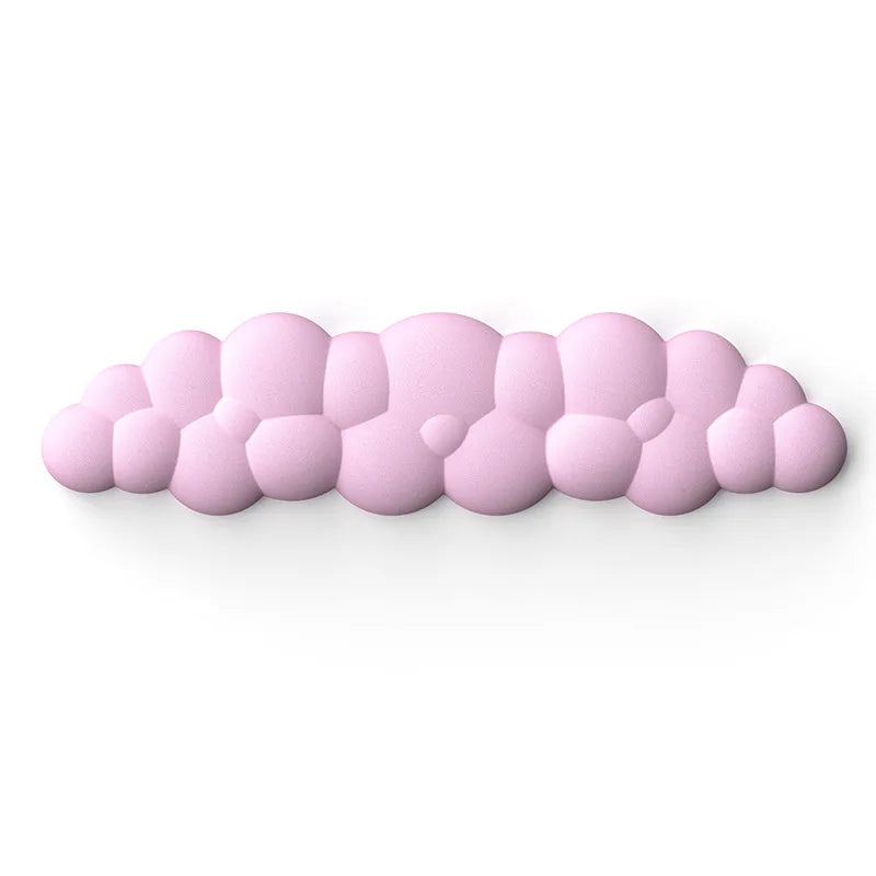 Cloud-Shaped Memory Foam Wrist Rest – Ergonomic Anti-Slip Keyboard & Mouse Pad Support
