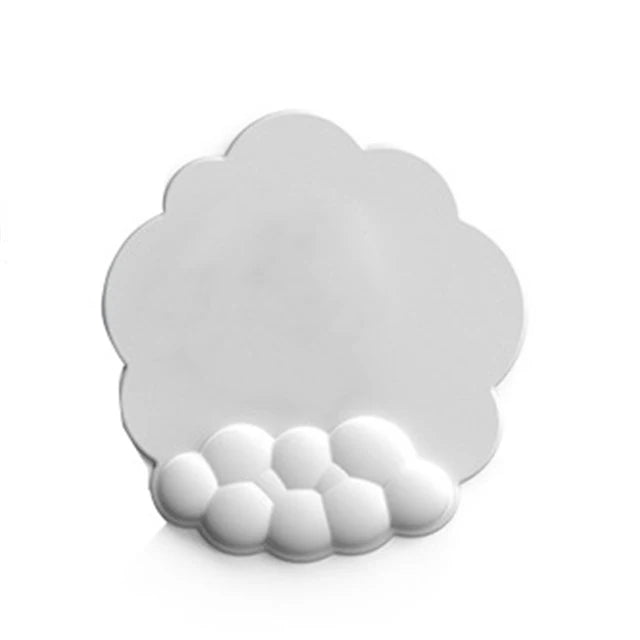 Cloud-Shaped Memory Foam Wrist Rest – Ergonomic Anti-Slip Keyboard & Mouse Pad Support