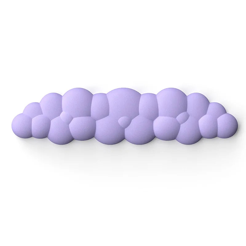 Cloud-Shaped Memory Foam Wrist Rest – Ergonomic Anti-Slip Keyboard & Mouse Pad Support