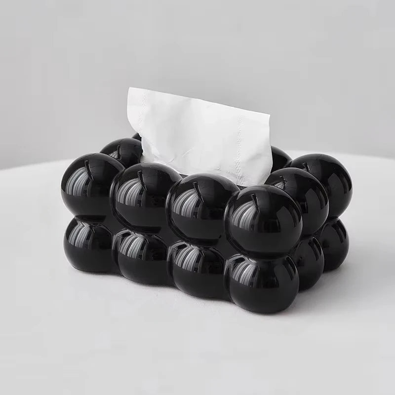 Cloud Bubble Tissue Box – Modern Decorative Napkin Holder for Home