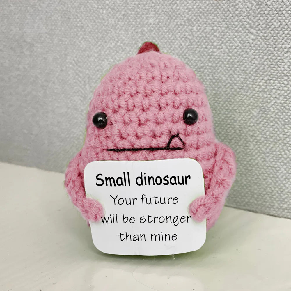 Handmade Crochet Turtle Plush – “You’re Turtle-y Awesome” Positive Support Doll Gift