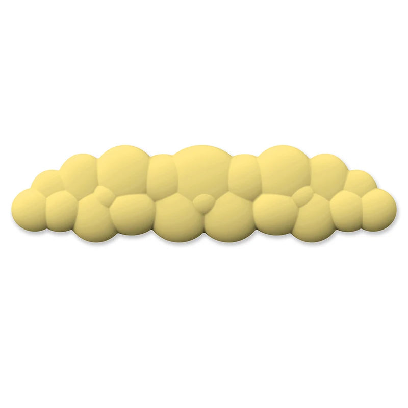 Cloud-Shaped Memory Foam Wrist Rest – Ergonomic Anti-Slip Keyboard & Mouse Pad Support