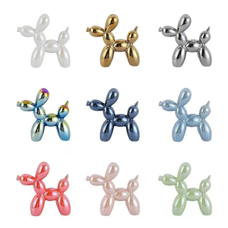 Mini Balloon Dog Sculpture β Abstract Ceramic Desk Ornament
