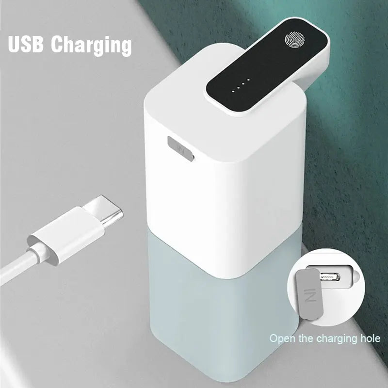 Smart Touchless Foam Soap Dispenser – 400mL, USB Rechargeable (White)
