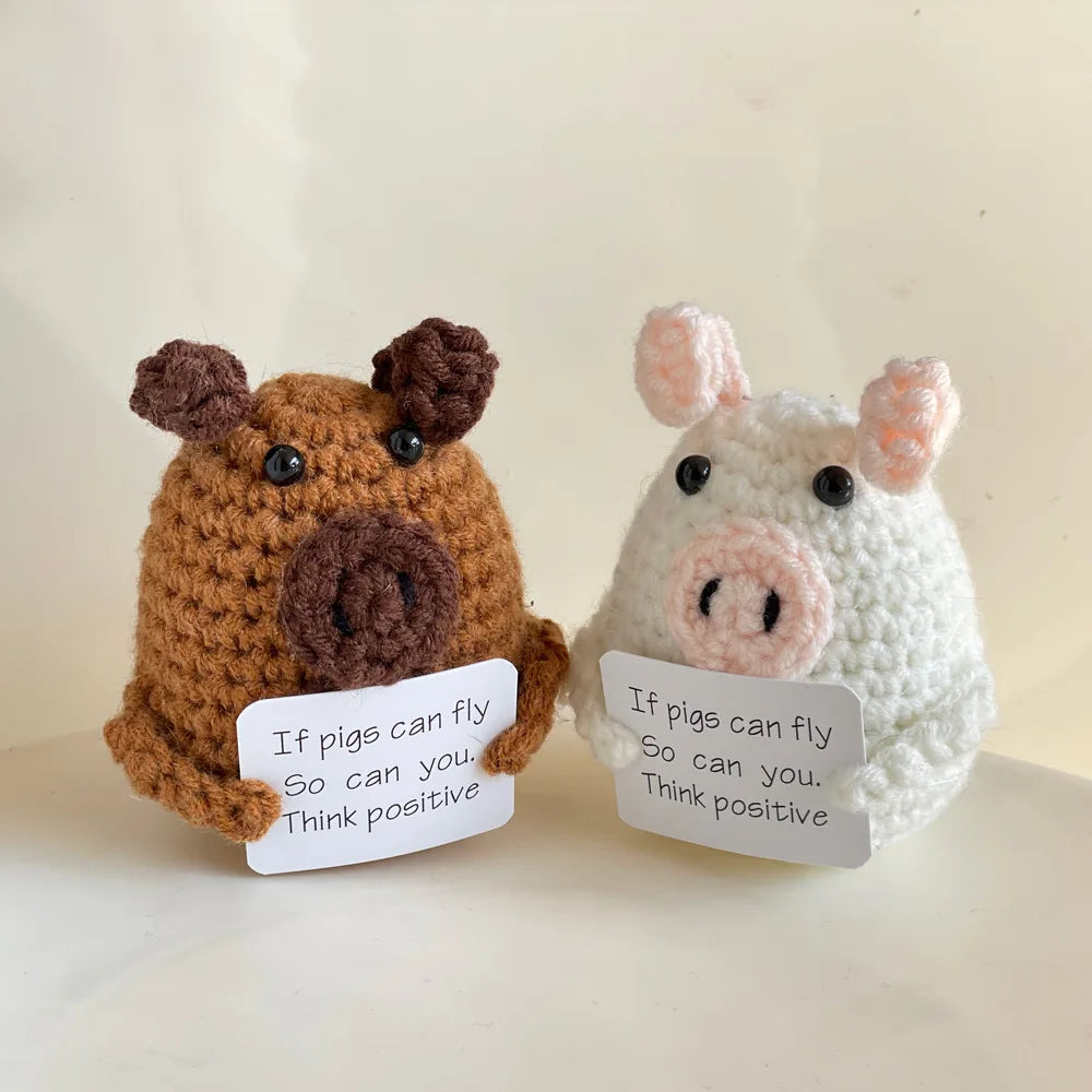 Handmade Crochet Turtle Plush – “You’re Turtle-y Awesome” Positive Support Doll Gift