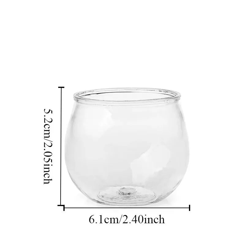 Mini Honey Pot Dessert Cups β 10/20PCS Clear Round Snack & Pudding Containers