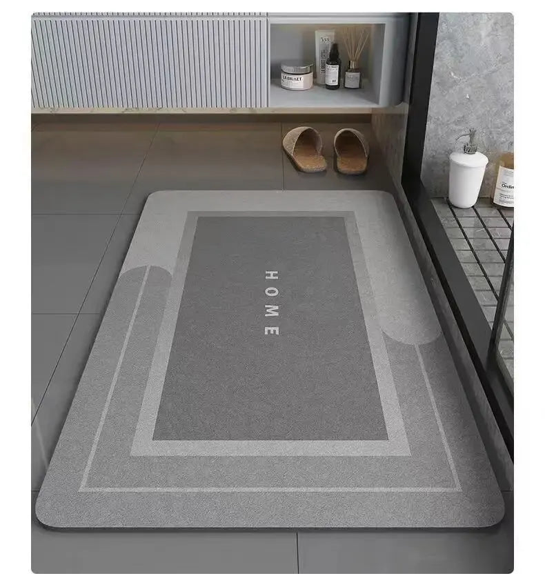 Diatomaceous Bathroom Mat – Quick-Dry & Anti-Slip Floor Mat
