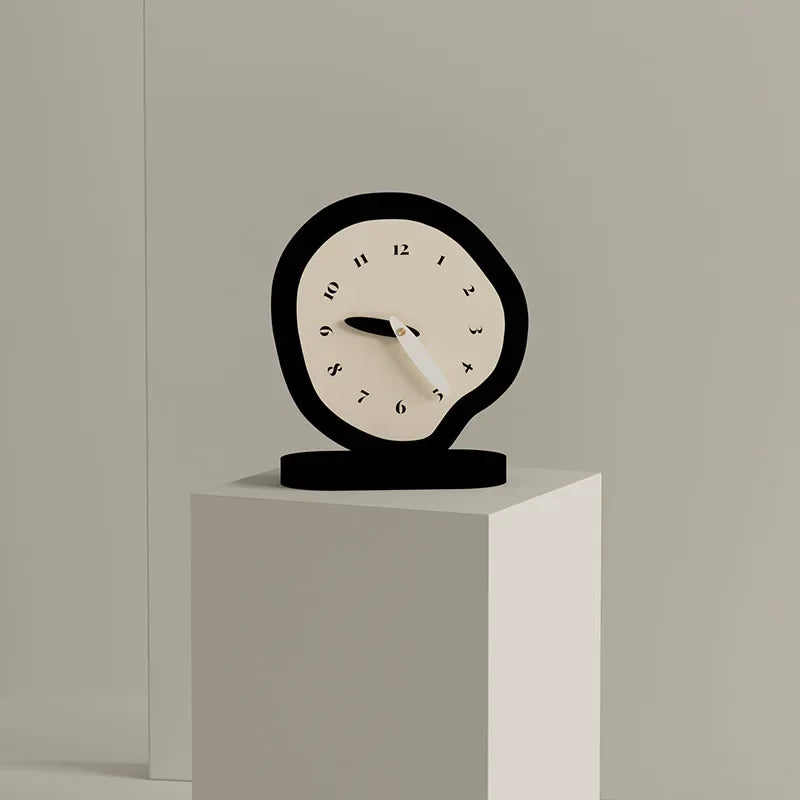 Elegant Silent Pendulum Clock β Modern Desktop Accent for Living Room or Entryway