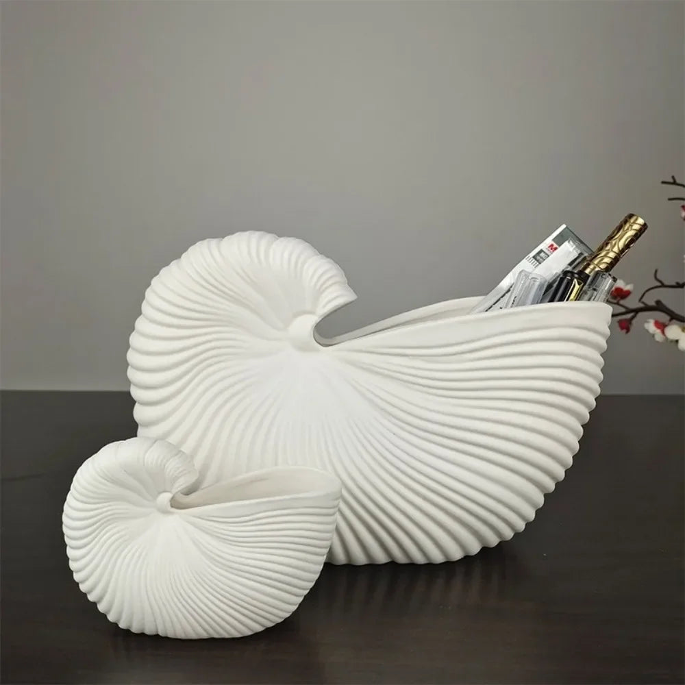 Coastal Shell Ceramic Vase β For Homes That Feel Like Peace πβ¨