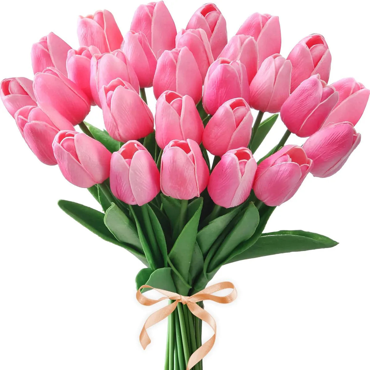 Realistic Artificial Tulip Bouquet – 10 Pcs Faux Flowers for Vase & Home Decor