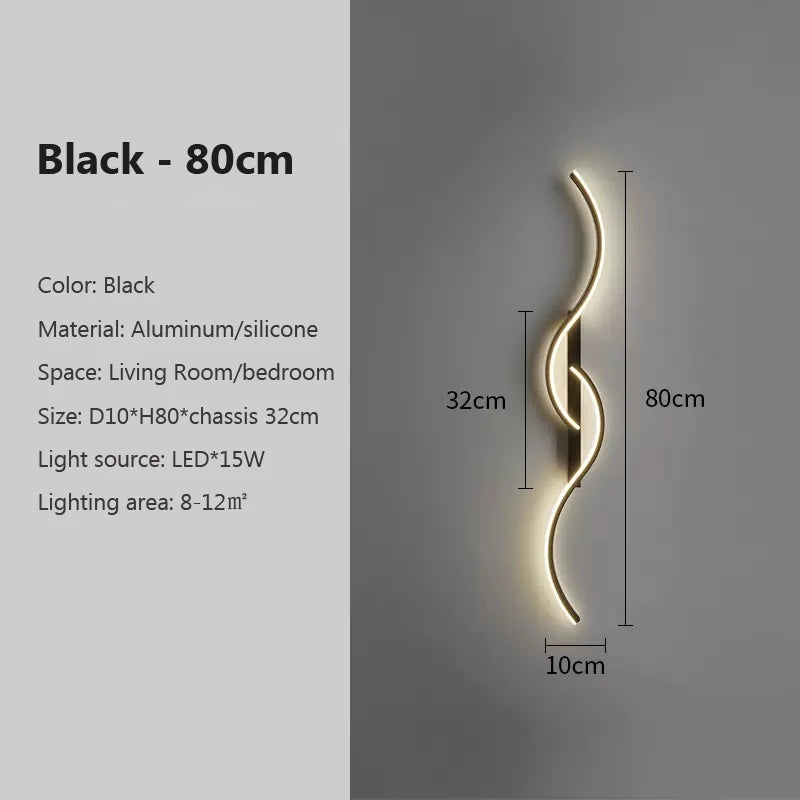 Lumen Curve Wall Light β Sculptural LED Fixture for Modern Spaces