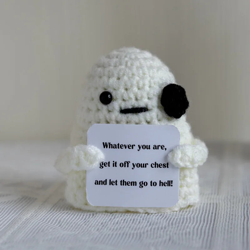 Handmade Crochet Turtle Plush – “You’re Turtle-y Awesome” Positive Support Doll Gift