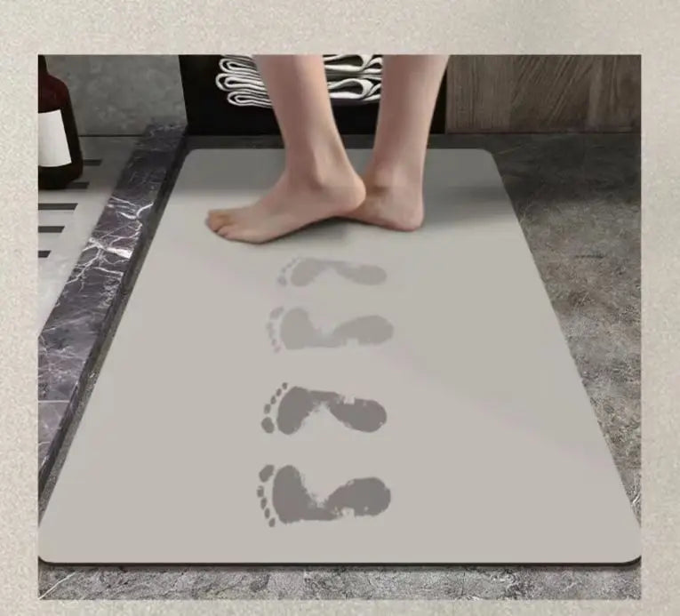 Cute Animal Tail Bathroom Mat β Soft Diatomaceous Mud Absorbent Floor Rug for Bathroom, Toilet, and Bedroom