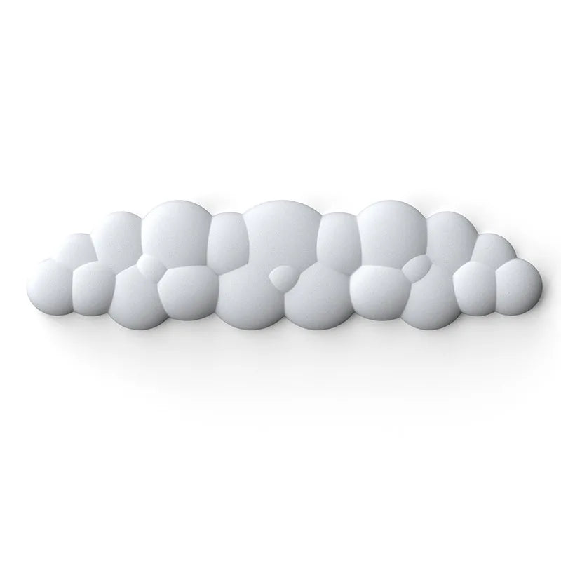 Cloud-Shaped Memory Foam Wrist Rest – Ergonomic Anti-Slip Keyboard & Mouse Pad Support