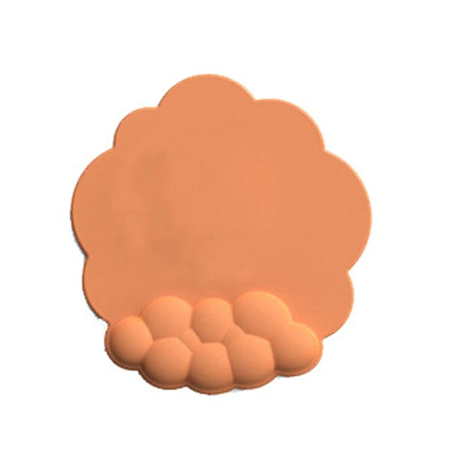 Cloud-Shaped Memory Foam Wrist Rest – Ergonomic Anti-Slip Keyboard & Mouse Pad Support