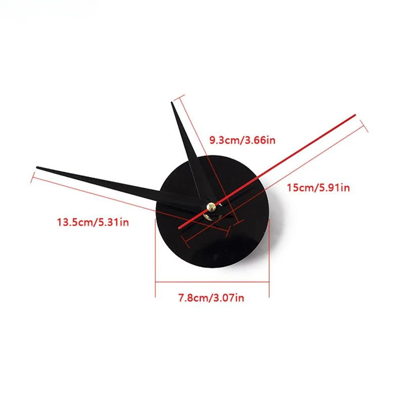 Minimalist Frameless DIY Wall Clock – Silent Modern Wall Décor for Home, Office, Bedroom