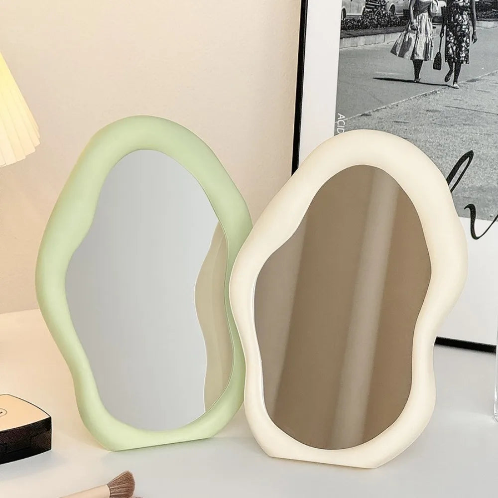 Cloud Mirror – Irregular Standing Vanity Mirror for Bedroom or Dresser