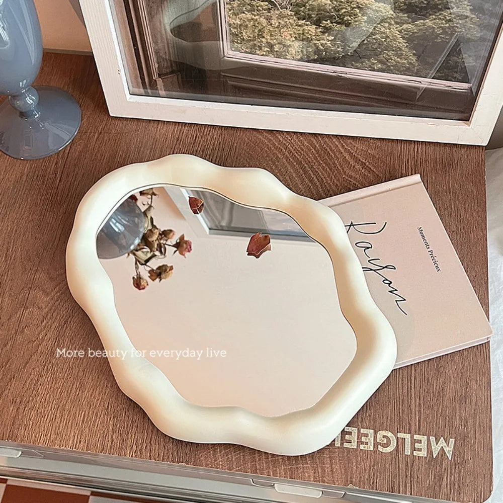 Cloud Mirror – Irregular Standing Vanity Mirror for Bedroom or Dresser