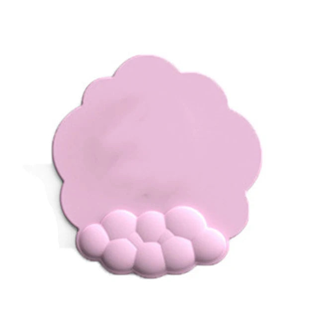 Cloud-Shaped Memory Foam Wrist Rest – Ergonomic Anti-Slip Keyboard & Mouse Pad Support