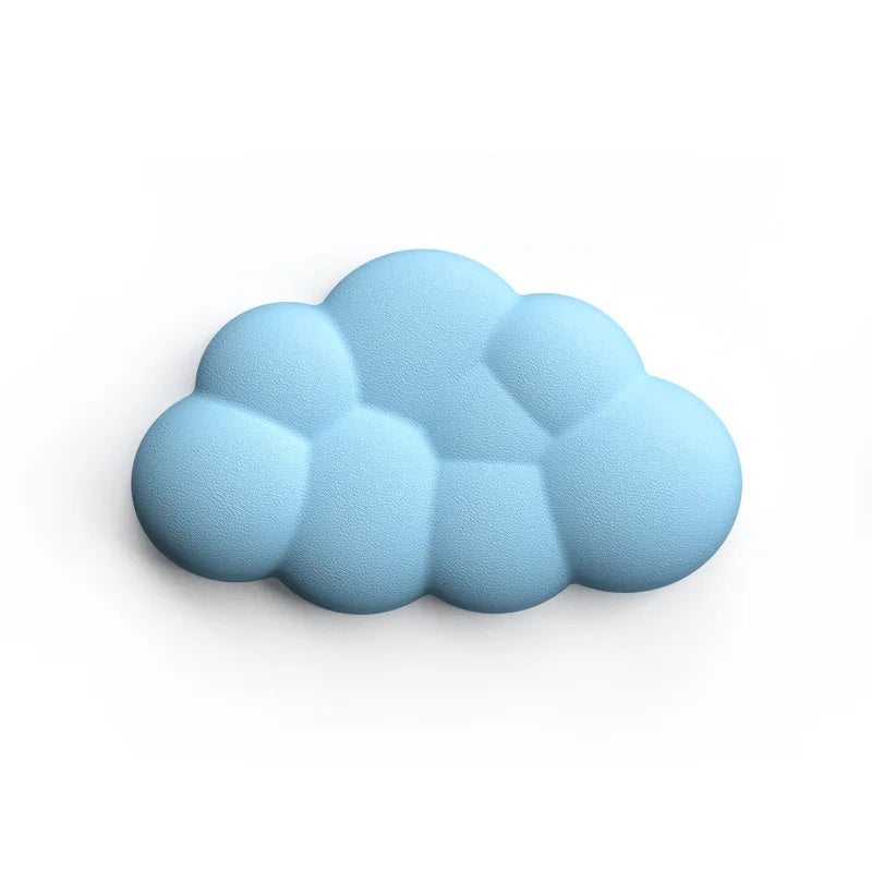 Cloud-Shaped Memory Foam Wrist Rest – Ergonomic Anti-Slip Keyboard & Mouse Pad Support