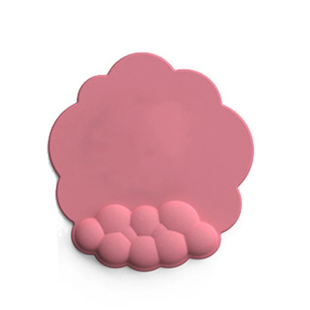 Cloud-Shaped Memory Foam Wrist Rest – Ergonomic Anti-Slip Keyboard & Mouse Pad Support