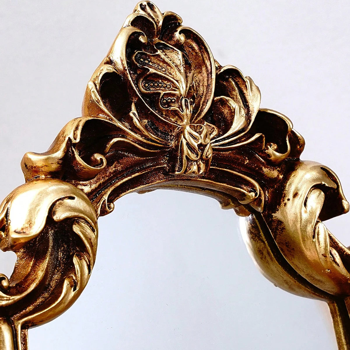 Vintage Baroque Gold Mirror for Wall & Vanity Décor