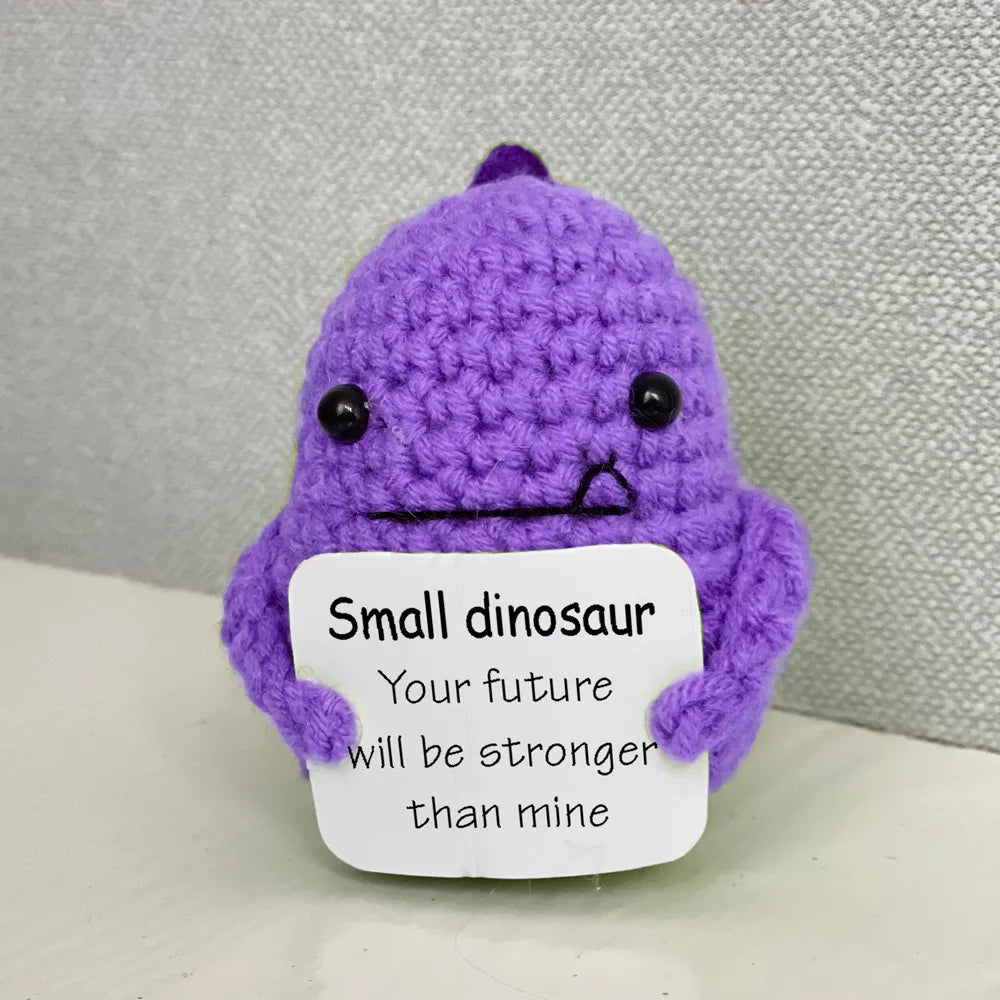 Handmade Crochet Turtle Plush – “You’re Turtle-y Awesome” Positive Support Doll Gift