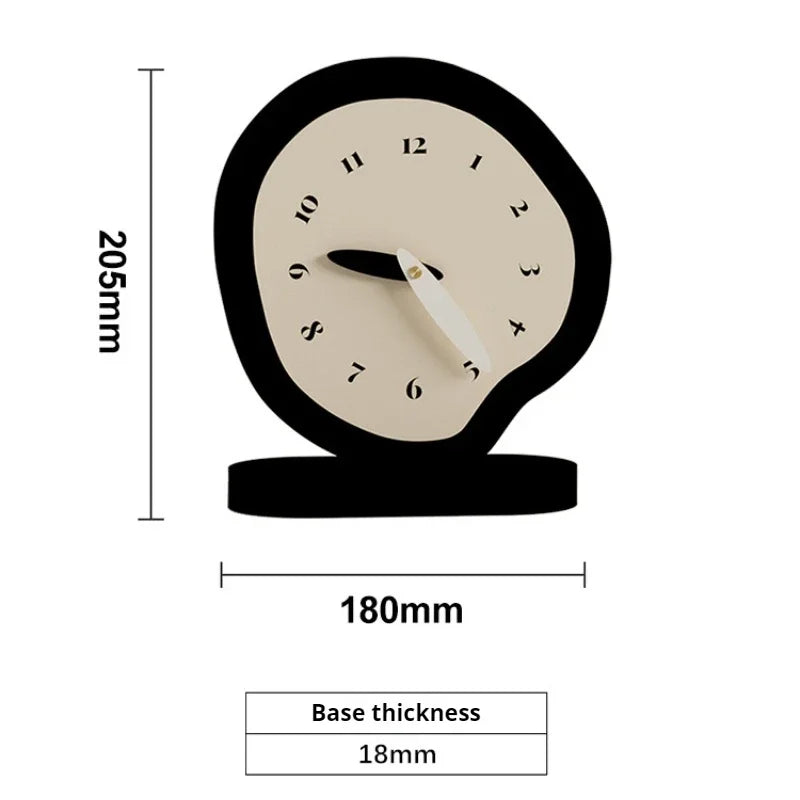 Elegant Silent Pendulum Clock β Modern Desktop Accent for Living Room or Entryway