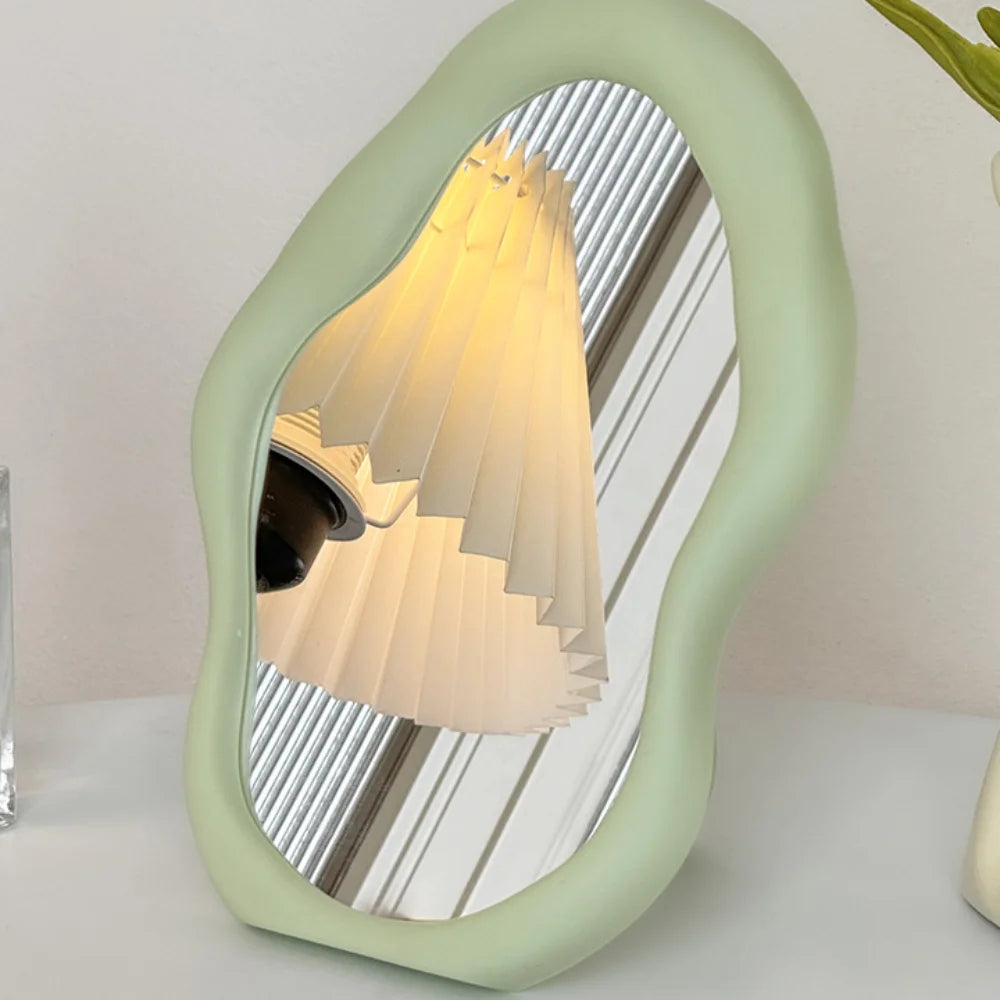Cloud Mirror – Irregular Standing Vanity Mirror for Bedroom or Dresser