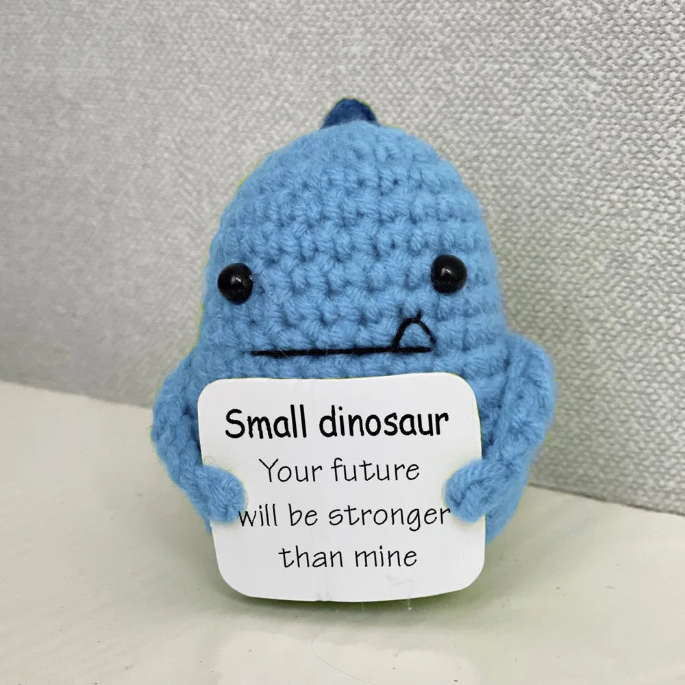 Handmade Crochet Turtle Plush – “You’re Turtle-y Awesome” Positive Support Doll Gift