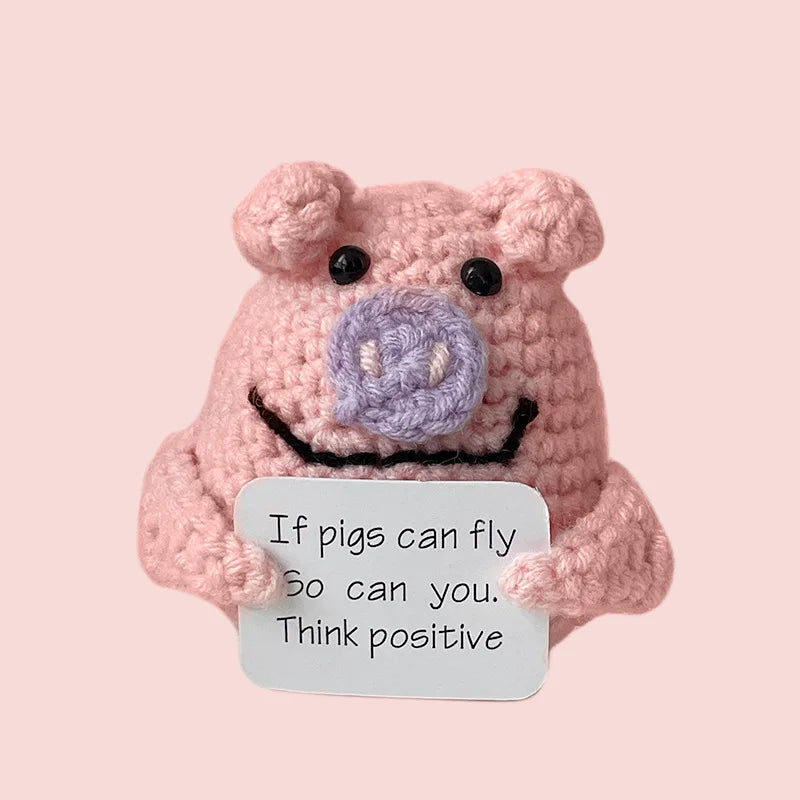 Handmade Crochet Turtle Plush – “You’re Turtle-y Awesome” Positive Support Doll Gift