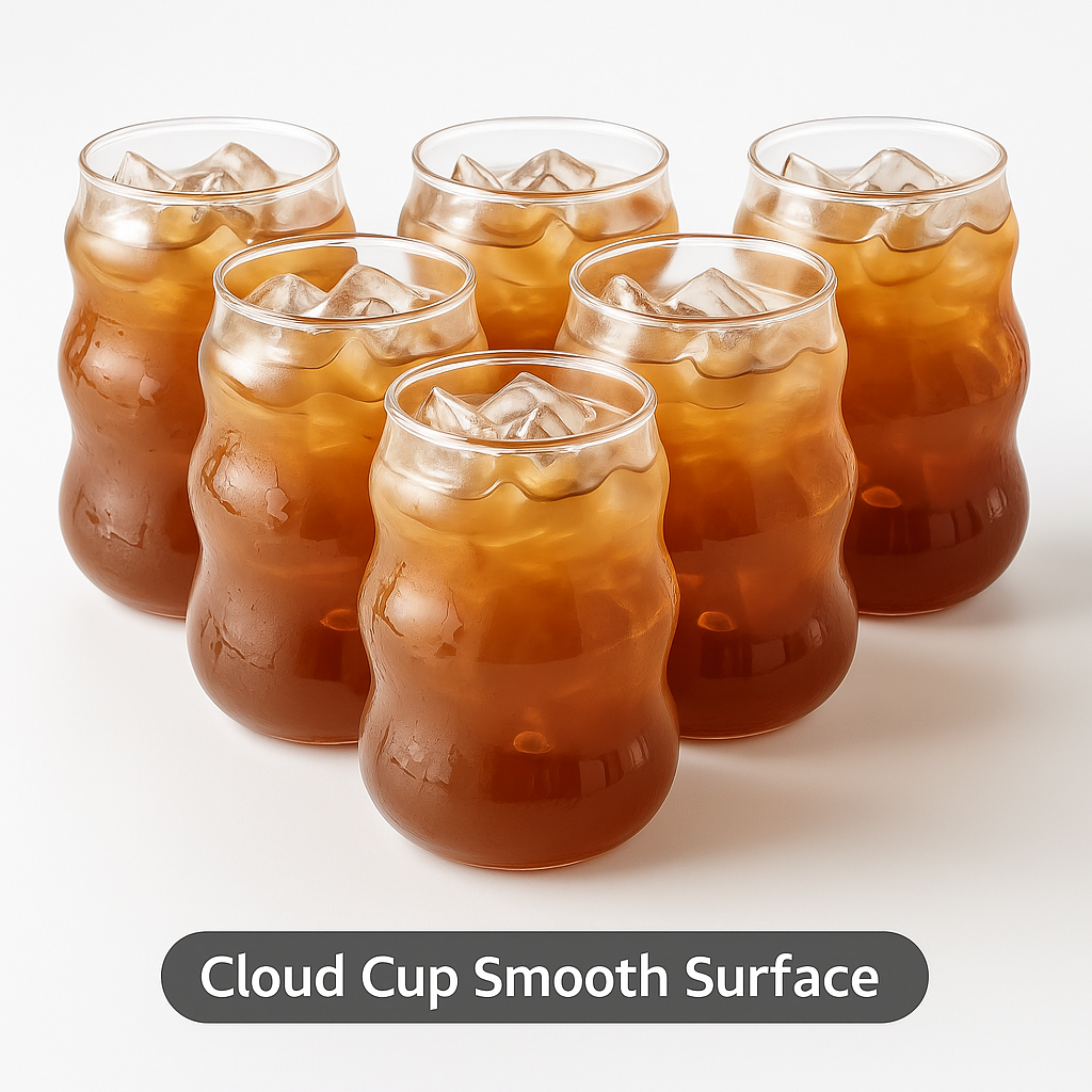 Glass Mugs – Heat-Resistant Tumbler Set for Coffee, Tea, or Juice (2/4/6 PCS)