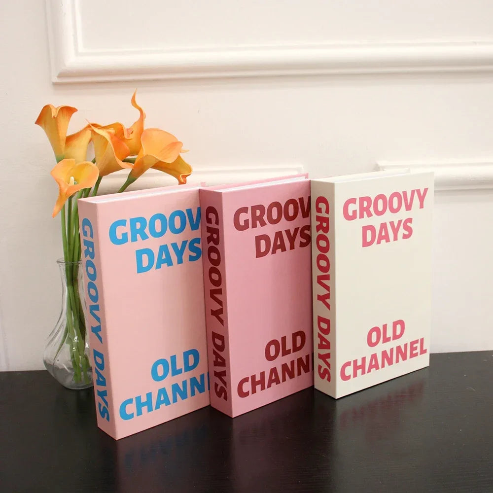 3Pcs Fashion Decorative Books – Modern Coffee Table Accent
